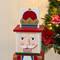 Glitzhome® 24.5" Christmas Wood Santa and Nutcracker Reversible Boxed Porch Decor